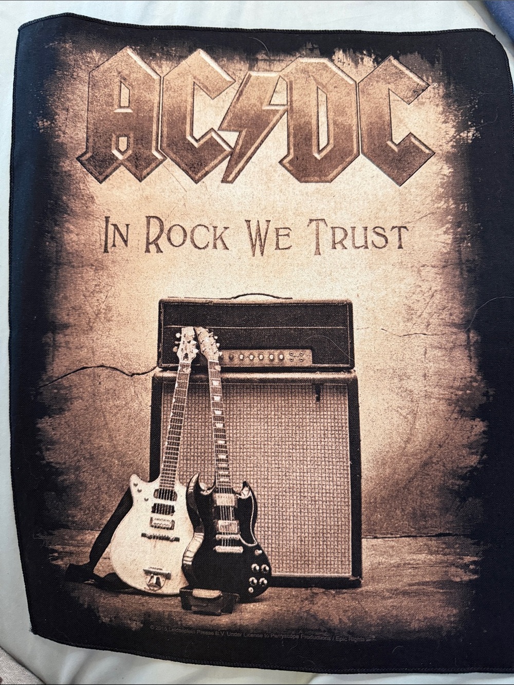 AC/DC large backpack patch - Picture 1 of 2